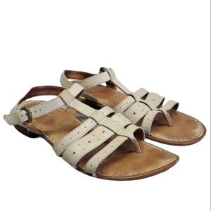 Born Women Comfort Ankle Strap Leather Sandals shoes sz 8